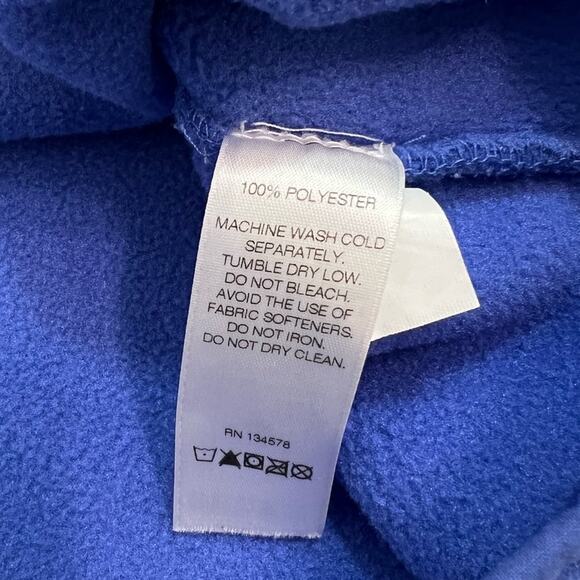 Vineyard Vines Blue Fleece 1/4 Zip Pullover Size XS 5-6 - Picture 6 of 9